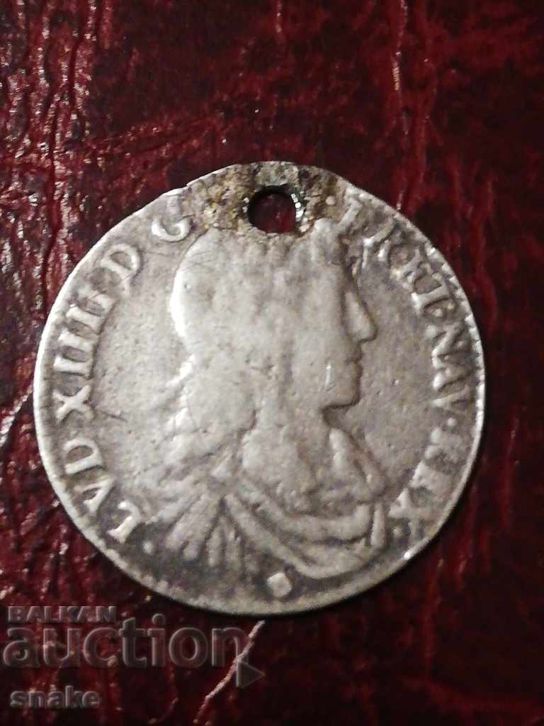 Louis XIV 1/12 ECU 1664 Silver with price 35.00 BGN | € 17.90 Louis XIV 1/12 ECU 1664 Silver with price 35.00 BGN | € 17.90