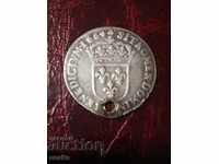 Louis XIV 1/12 ECU 1664 Silver