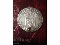 Луи ХIV 1/12 екю 1664г. Сребро