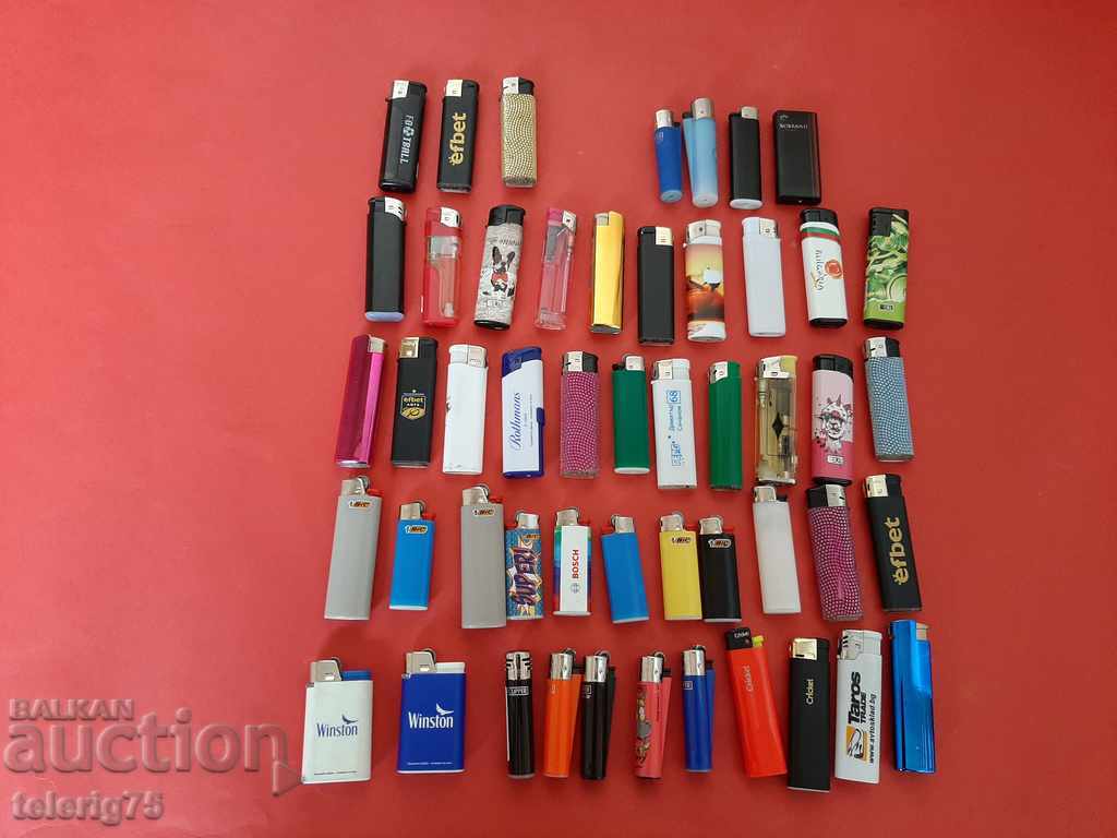 Collection of Lighters - 50 pieces