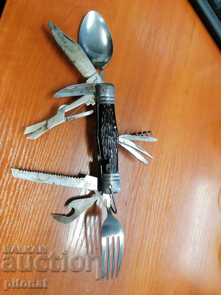 Old combined folding knife JAPAN with price 180.00 BGN | € 92.03 Old combined folding knife JAPAN with price 180.00 BGN | € 92.03