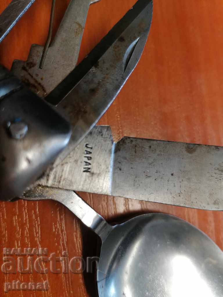 Auction Old combined folding knife JAPAN Auction Old combined folding knife JAPAN