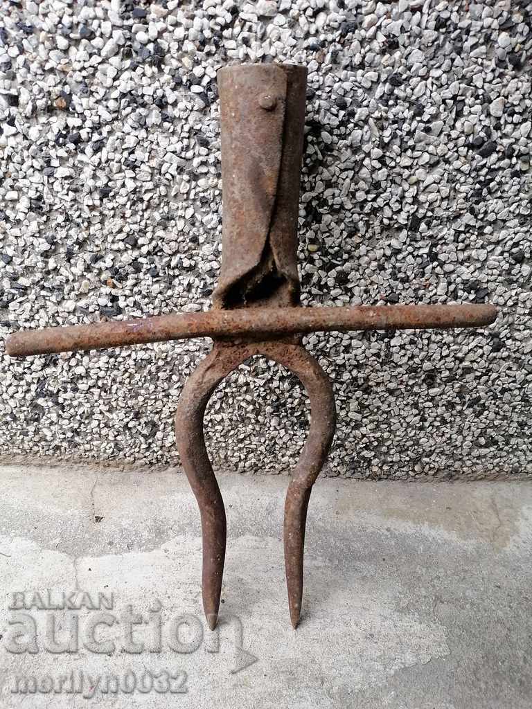Auction Old twin forged, villa, wrought iron Auction Old twin forged, villa, wrought iron