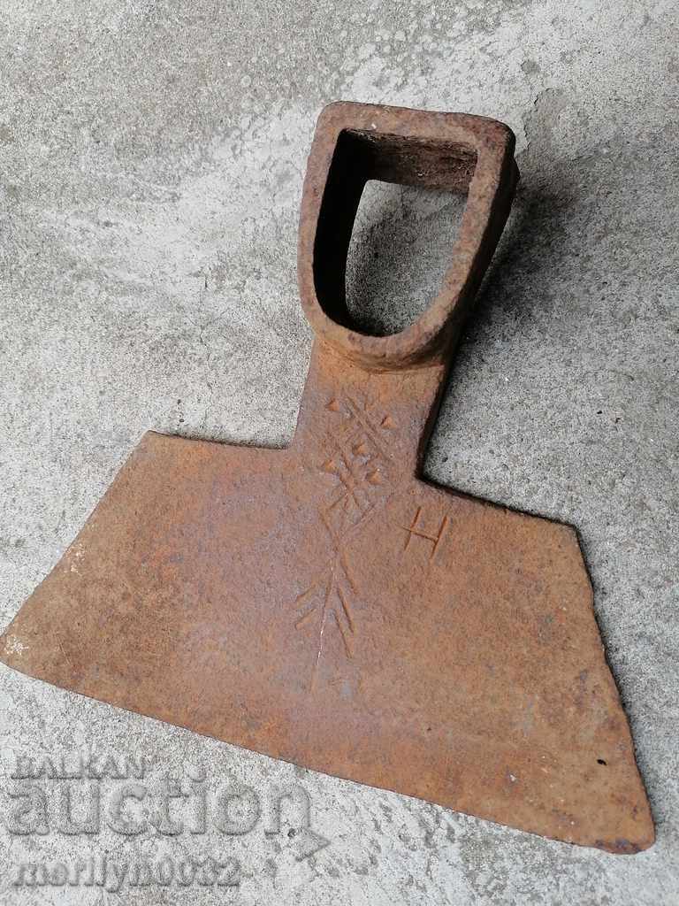 Forged chap, hoe, agricultural instrument, wrought iron - 6 Forged chap, hoe, agricultural instrument, wrought iron - 6