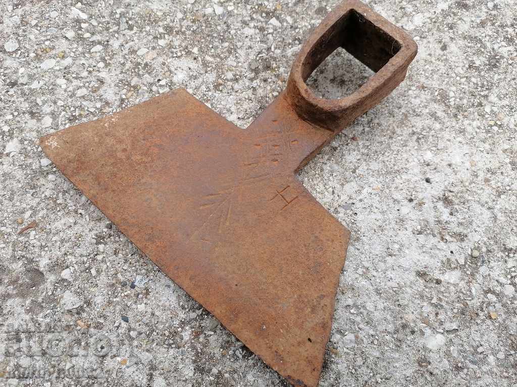 Forged chap, hoe, agricultural instrument, wrought iron - 7 Forged chap, hoe, agricultural instrument, wrought iron - 7