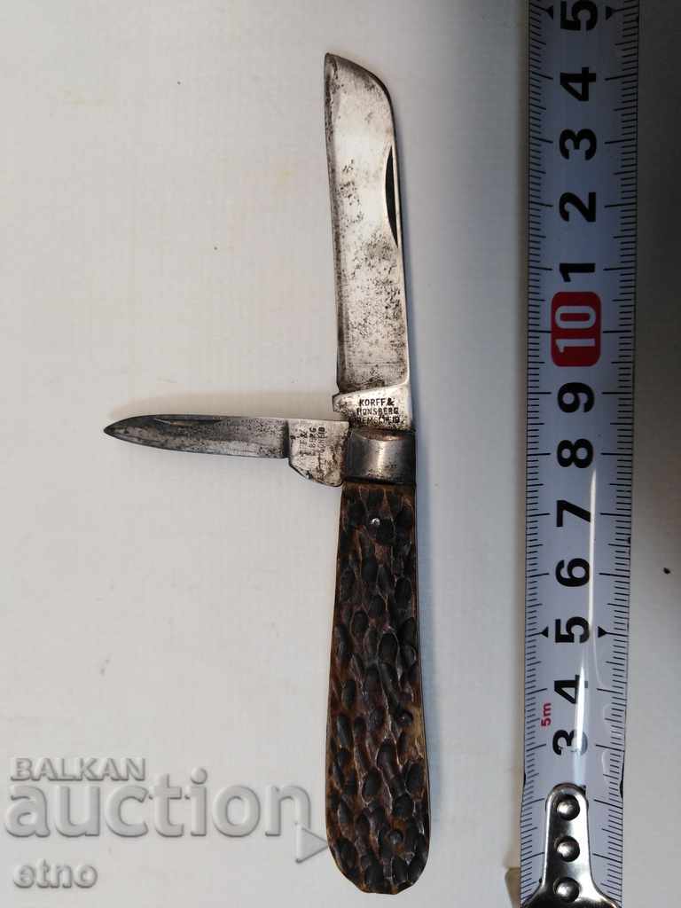 OLD GERMAN POCKET KNIFE-KORFF & HONSBERG - 6 OLD GERMAN POCKET KNIFE-KORFF & HONSBERG - 6