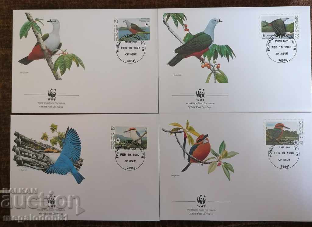 Micronesia - protected fauna, birds, WWF