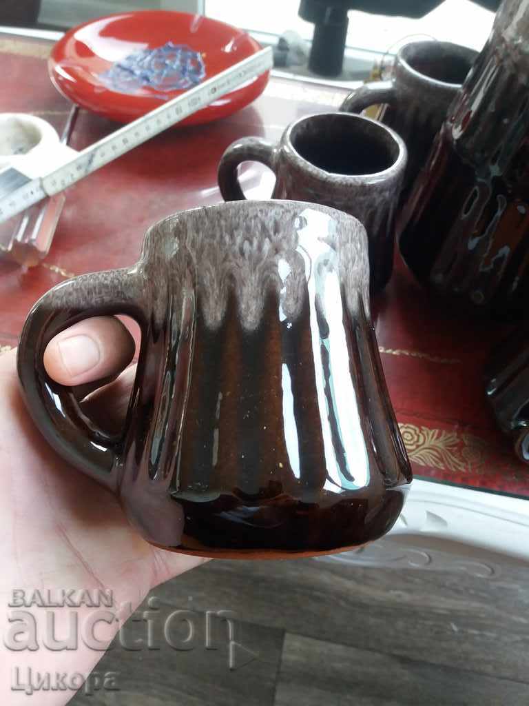 ТРОЯНСКА КЕРАМИКА СЕРВИЗ с цена 50.00 лв. | € 25.56 ТРОЯНСКА КЕРАМИКА СЕРВИЗ с цена 50.00 лв. | € 25.56