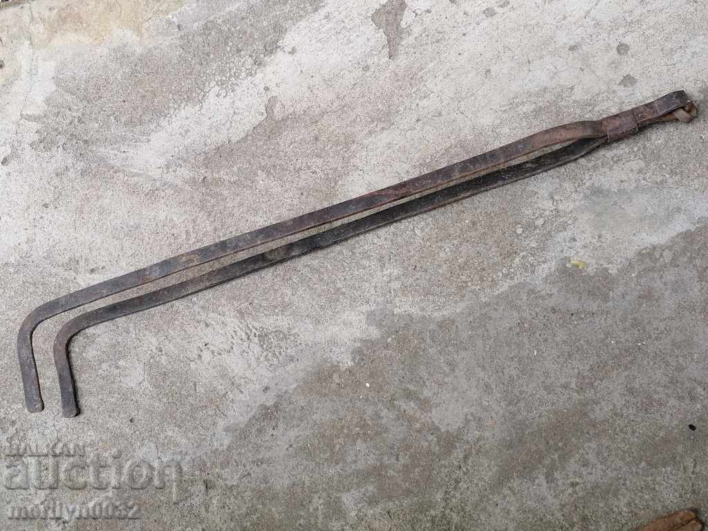 Παλιά το πόκερ, λαβίδες, σφυρήλατο σίδερο peshnik - 5