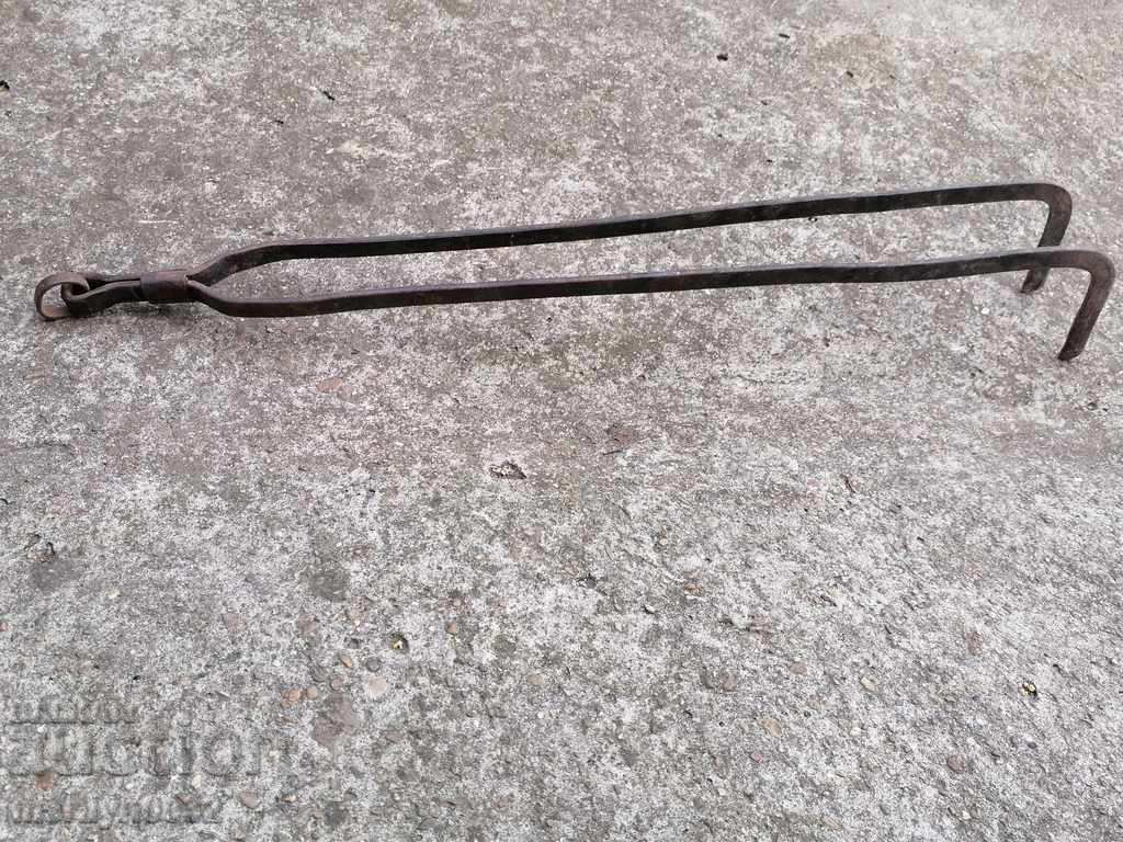 Παλιά το πόκερ, λαβίδες, σφυρήλατο σίδερο peshnik - 7