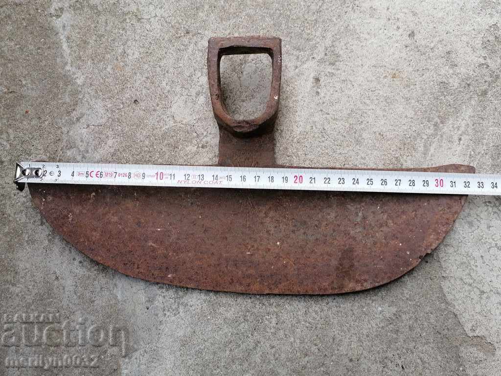 Forged hoe, agricultural tool, wrought iron - 6 Forged hoe, agricultural tool, wrought iron - 6