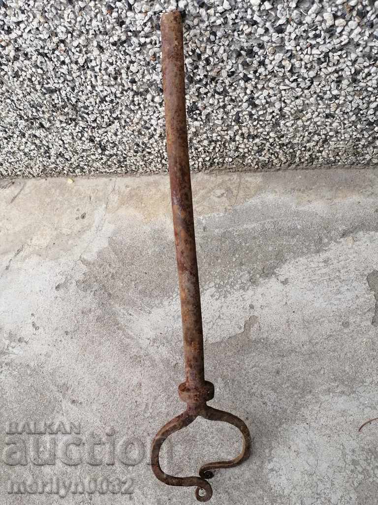 Hand-woven wedge of wrought iron wrought iron approx - 7 Hand-woven wedge of wrought iron wrought iron approx - 7