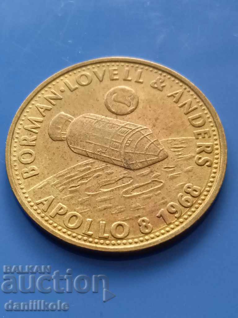 * $ * Y * $ * SHELL TOKEN - APOLLO 6 1968 - EXCELLENT * $ * Y * $ * - 5 * $ * Y * $ * SHELL TOKEN - APOLLO 6 1968 - EXCELLENT * $ * Y * $ * - 5