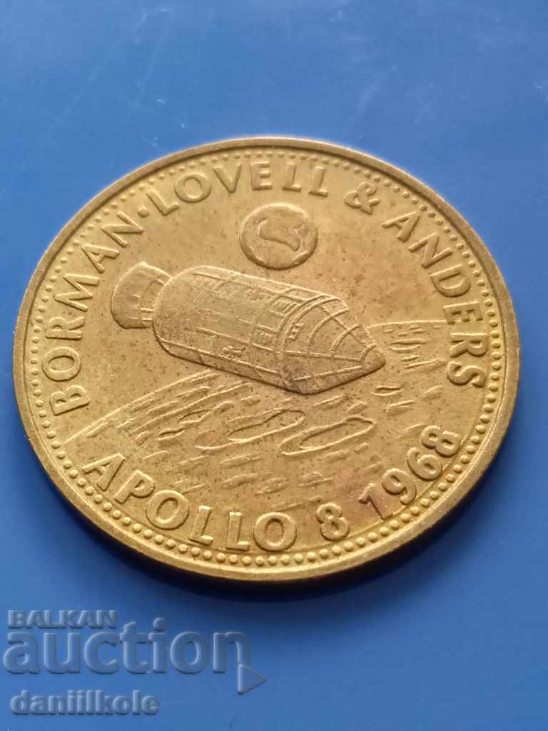 * $ * Y * $ * SHELL TOKEN - APOLLO 6 1968 - EXCELLENT * $ * Y * $ * - 6 * $ * Y * $ * SHELL TOKEN - APOLLO 6 1968 - EXCELLENT * $ * Y * $ * - 6