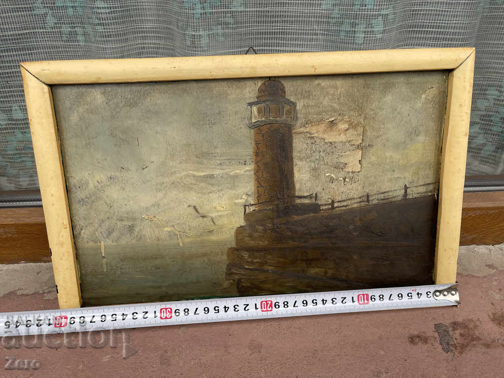 Delivery of Old Picture Sea Oil Paints Delivery of Old Picture Sea Oil Paints