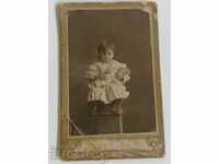 19 CENTURY MARKOLESKO CHILD DOLL PICTURE PHOTO CARDBOARD