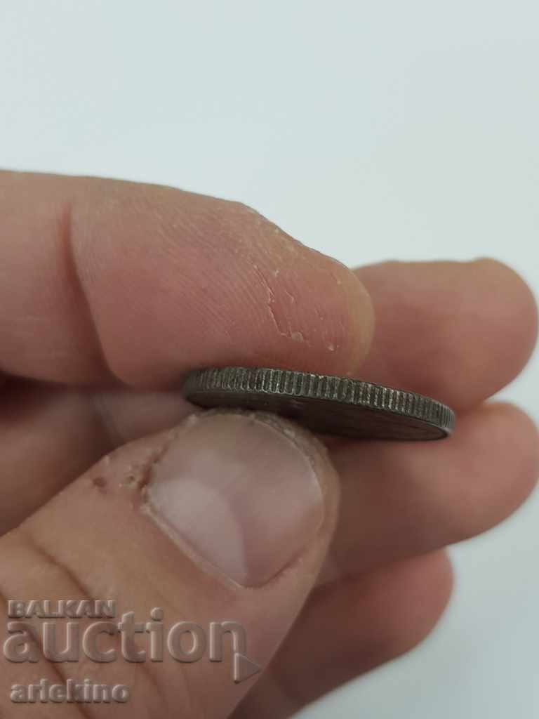 Rare royal coin BGN 5. 1941 iron - 7