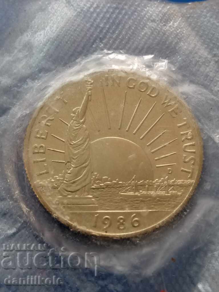 Auction *$*Y*$* USA ½ HALF HALF DOLLAR 1986 D - UNC PROOF *$*Y*$* Auction *$*Y*$* USA ½ HALF HALF DOLLAR 1986 D - UNC PROOF *$*Y*$*