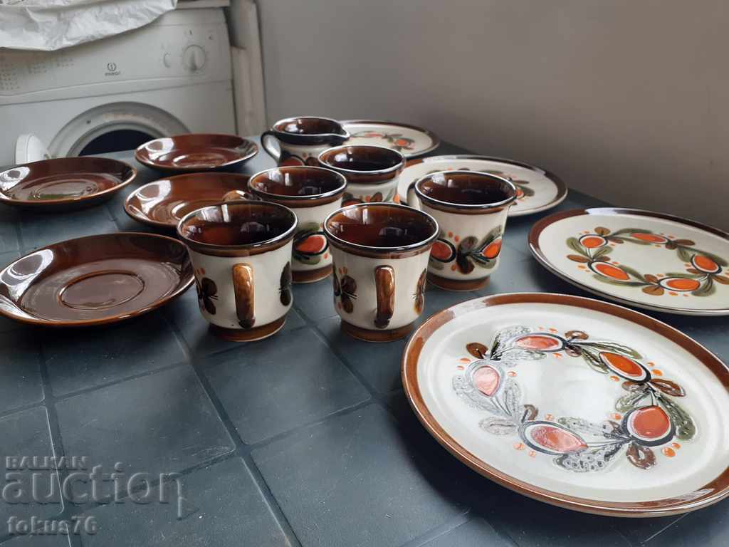 BERNAU - Great set of German ceramics with price 280.00 BGN | € 143.16