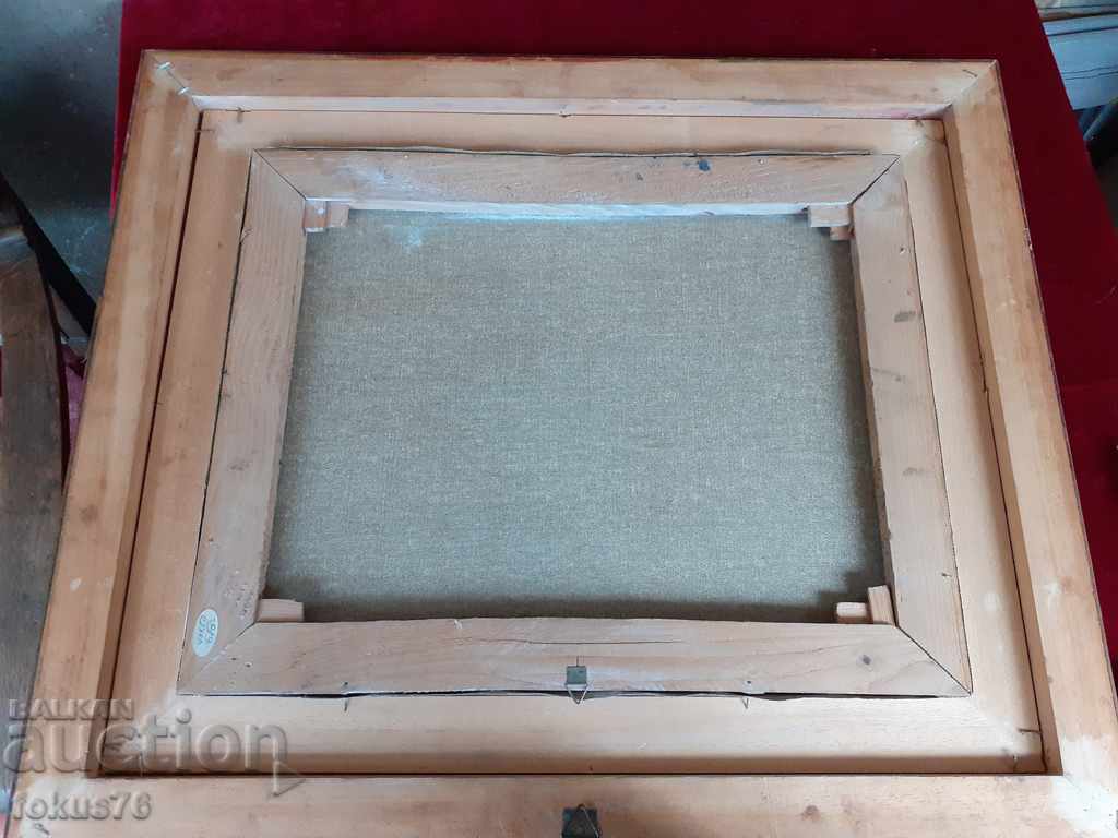 Delivery of Wonderful master painting oil on canvas signature frame Delivery of Wonderful master painting oil on canvas signature frame