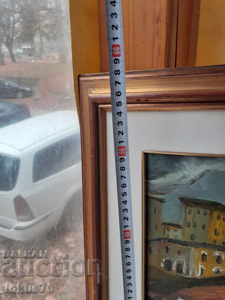 Wonderful master painting oil on canvas signature frame - 5 Wonderful master painting oil on canvas signature frame - 5