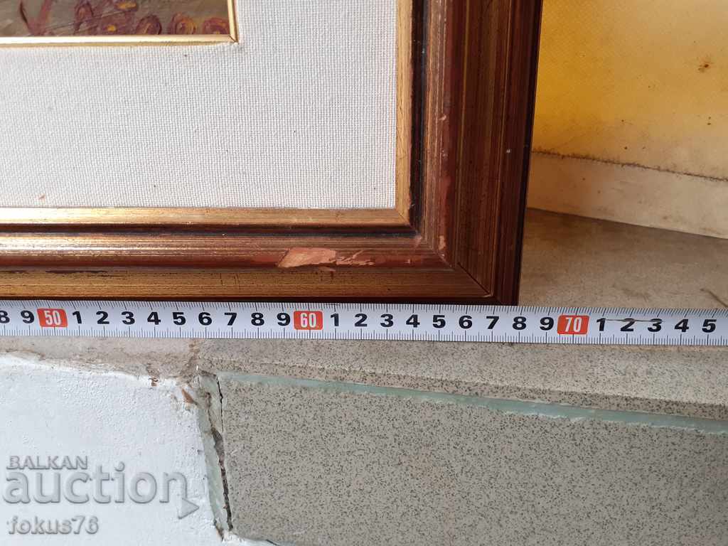 Wonderful master painting oil on canvas signature frame - 6 Wonderful master painting oil on canvas signature frame - 6