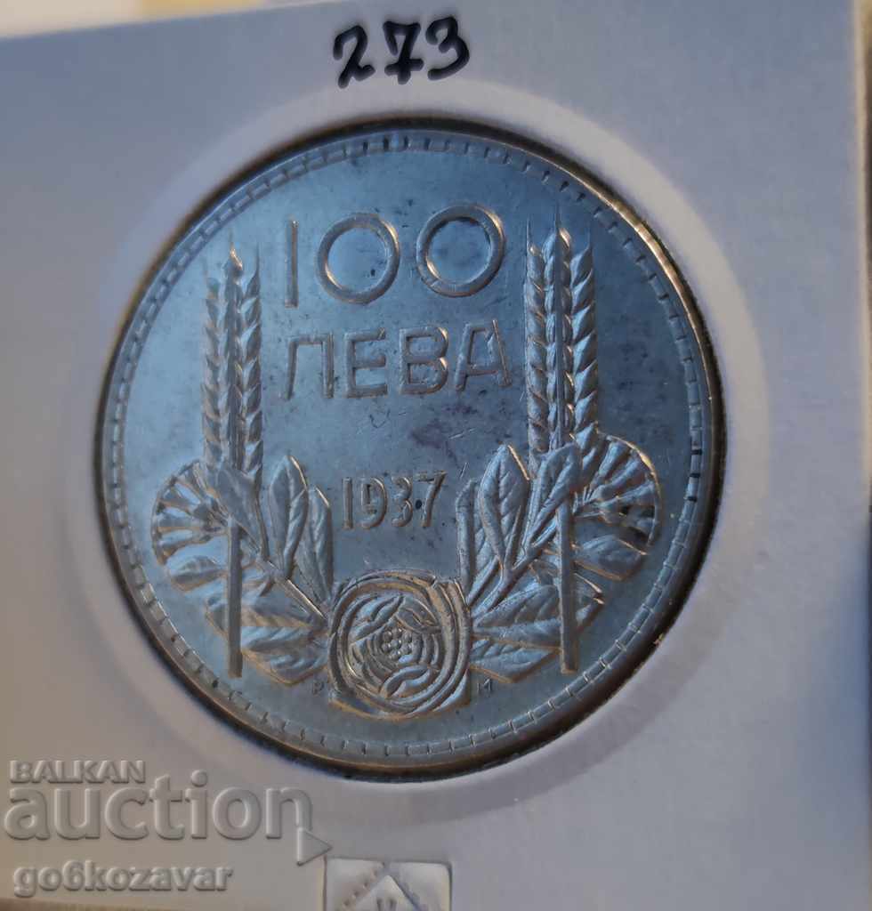 България 100лв 1937г Сребро. България 100лв 1937г Сребро.