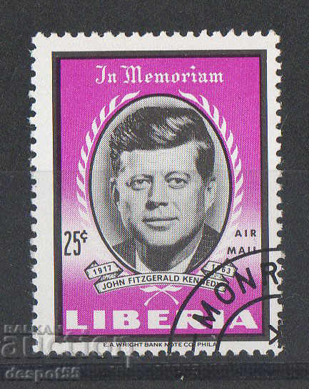 1964. Λιβερία. Αέρας. ταχυδρομείο. Ο θάνατος του John F. Kennedy.