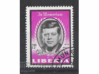 1964. Либерия. Възд. поща. Смъртта на Джон Ф. Кенеди.