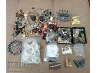 Lot of different beaded necklaces
