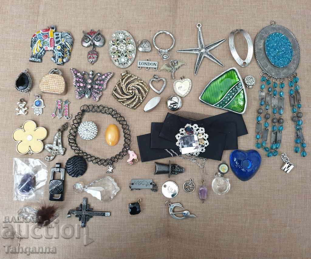 Brooches and others