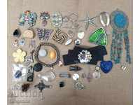 Brooches and others