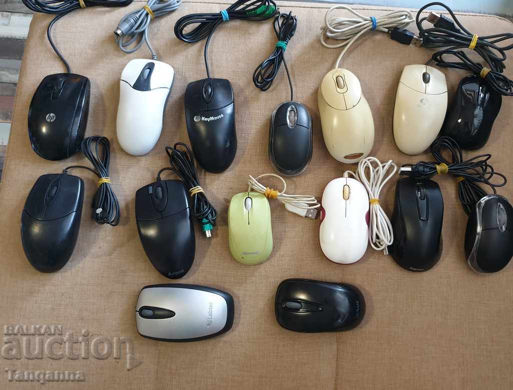 Large lot of computer mice