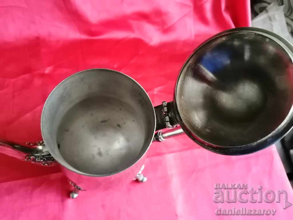 Old Silver Plated BAROQUE Jug, Teapot - 6 Old Silver Plated BAROQUE Jug, Teapot - 6