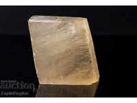 Large yellow optical calcite Iceland spar 155g
