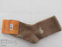 Wool socks from Mongolia, size 35-37, 100% camel wool