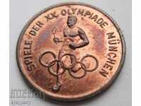 Olympic Games small plaque token coin coin Munich '72