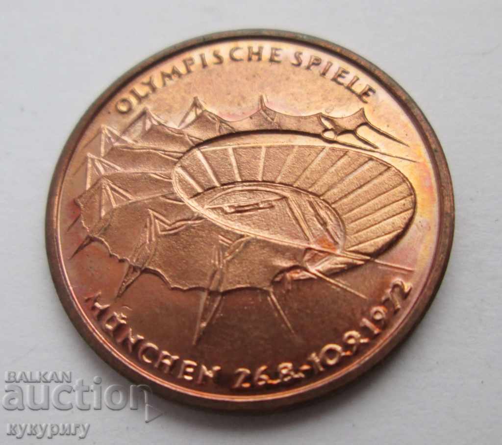 Auction Olympic Games small plaque token coin coin Munich '72 Auction Olympic Games small plaque token coin coin Munich '72