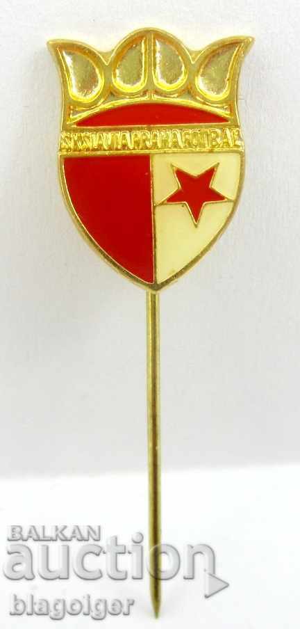 Auction OLD FOOTBALL BADGE-SLAVIA PRAGUE-CZECHOSLOVAKIA Auction OLD FOOTBALL BADGE-SLAVIA PRAGUE-CZECHOSLOVAKIA
