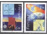 Чисти марки Европа СЕПТ 1991 от Фарьорски острови