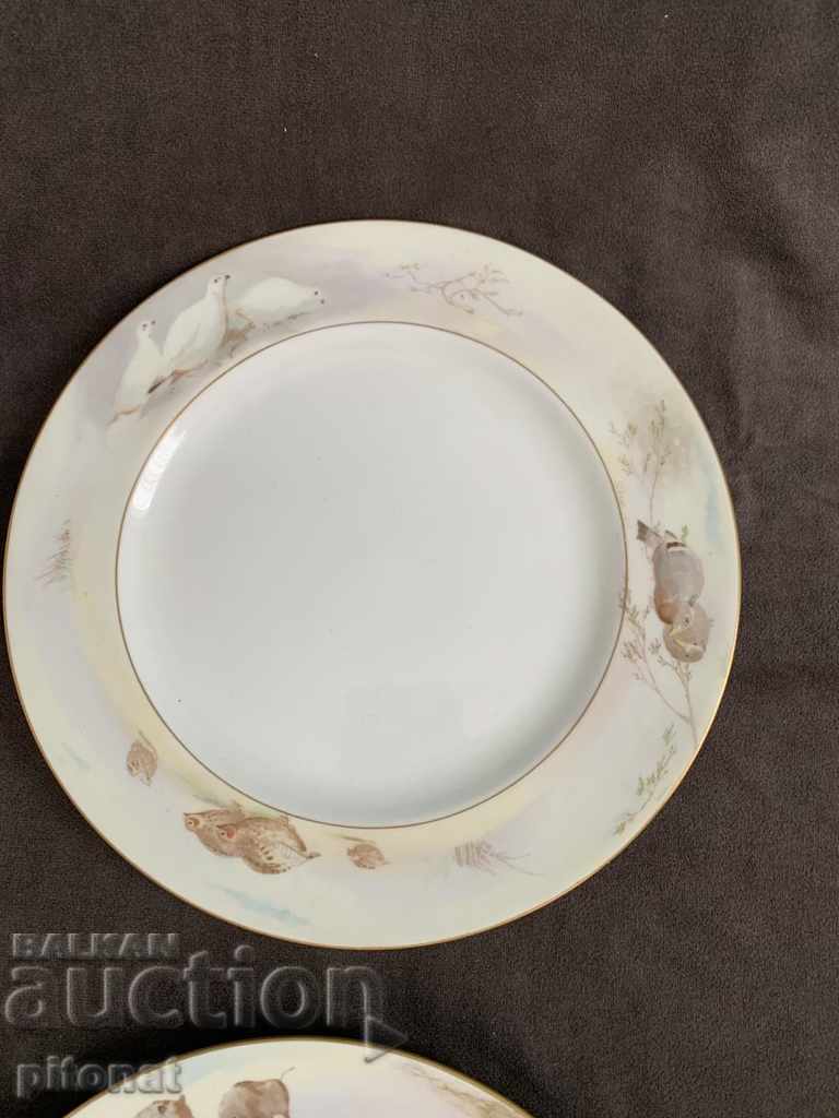Set of hand-painted plates ROYAL DOULTON Wilson June - 7