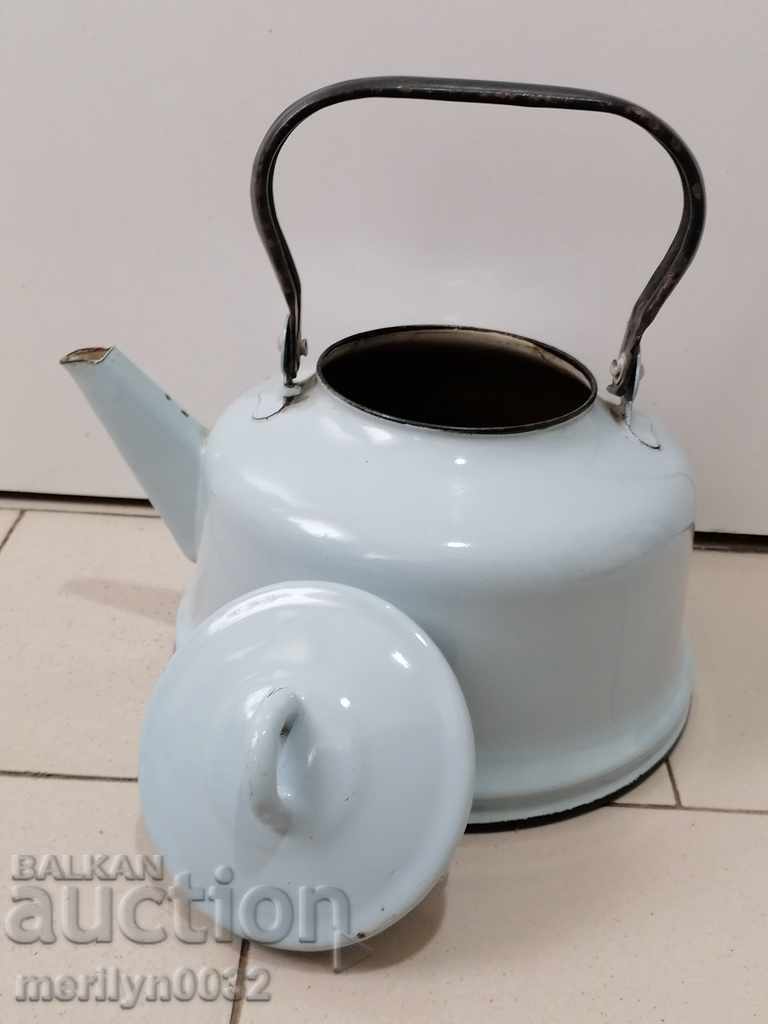 Delivery of Enameled teapot, soup with enamel, Bulgaria Delivery of Enameled teapot, soup with enamel, Bulgaria