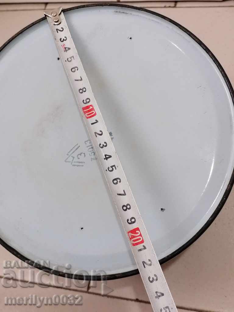 Enameled teapot, soup with enamel, Bulgaria - 6 Enameled teapot, soup with enamel, Bulgaria - 6