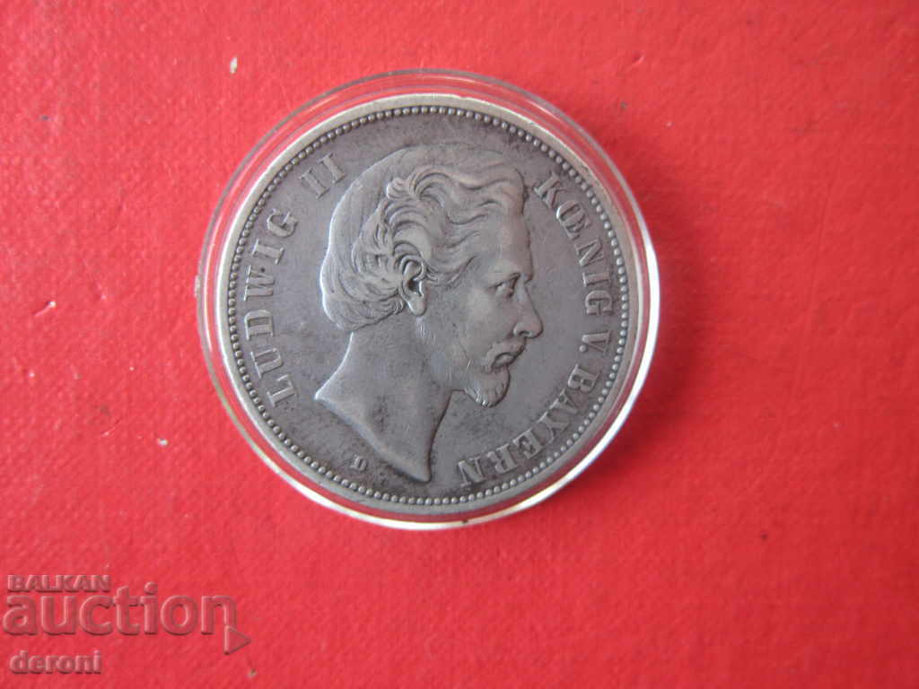 5 Mark stamps 1875 Ludvig silver coin - 6 5 Mark stamps 1875 Ludvig silver coin - 6