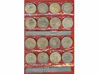 SUA USA 32 Bucăți replici - monede americane vechi x 3 lv