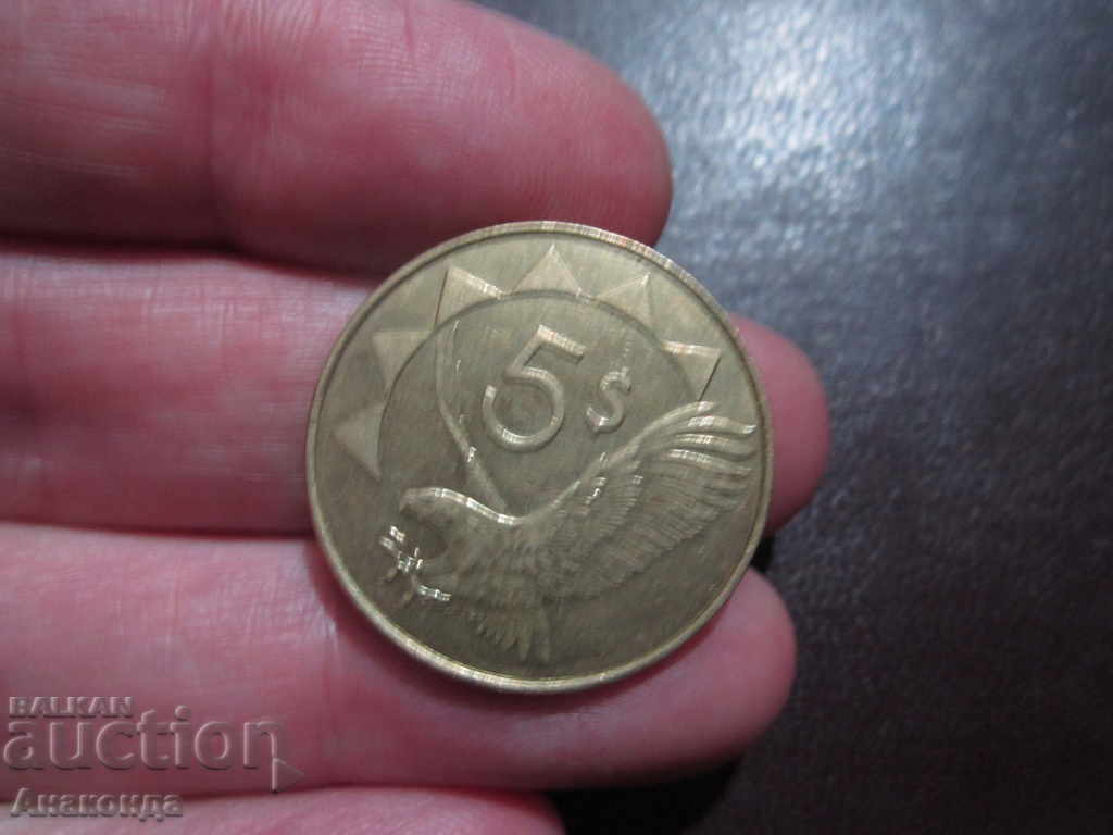 Намибия - 5 долара - 2012 год