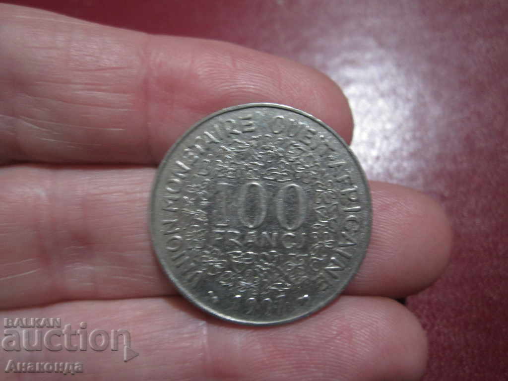 Africa de Vest 100 de franci 1997