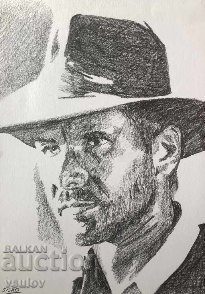 Harrison Ford Indiana Jones graphics hand painted picture