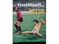 Football magazine 1972 with many color photos