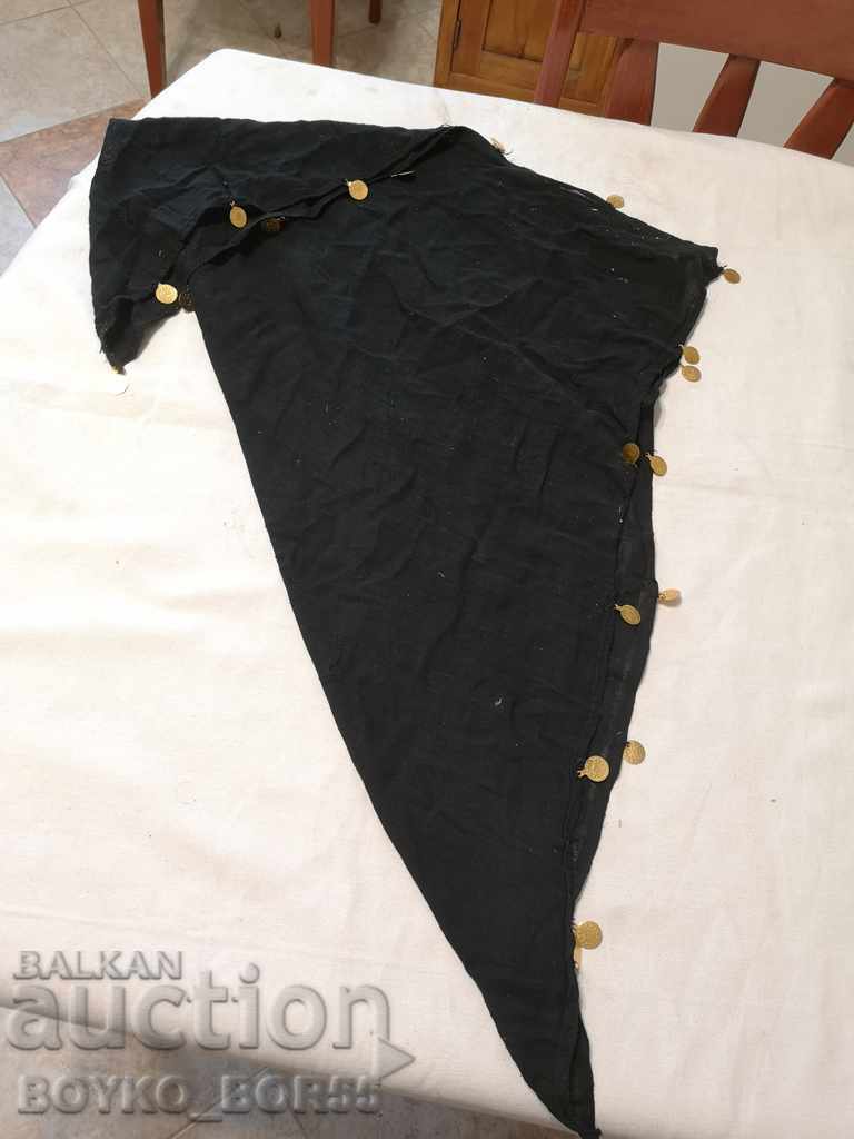 Women's Antique Black Scarf for Costume 70/70 cm. with price 59.00 BGN | € 30.17 Women's Antique Black Scarf for Costume 70/70 cm. with price 59.00 BGN | € 30.17